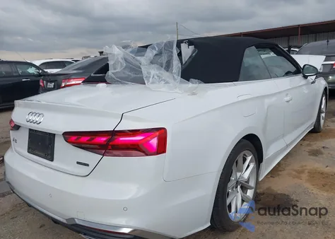 2023 Audi A5 Cabriolet Premium 45 Tfsi S Line Quattro S Tronic from USA, damaged, VIN WAU3AGF58PN004720
